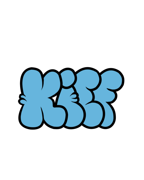 Kief Throwie Sticker