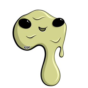 Dab Monster 3 in. Die Cut Sticker